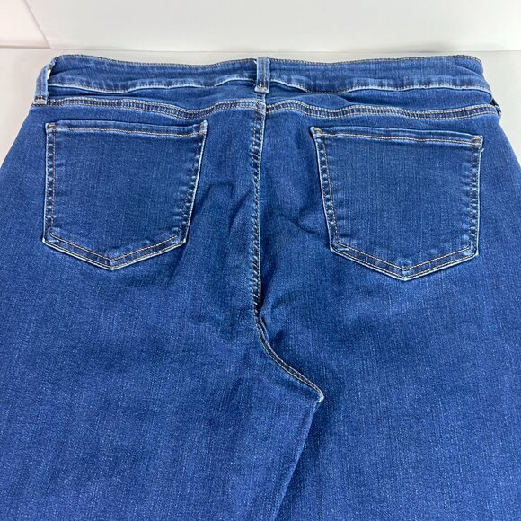 Not Your Daughters Jeans Women's 36x31* Marilyn Straight Dark Blue Denim Tag 16 - Picture 10 of 16